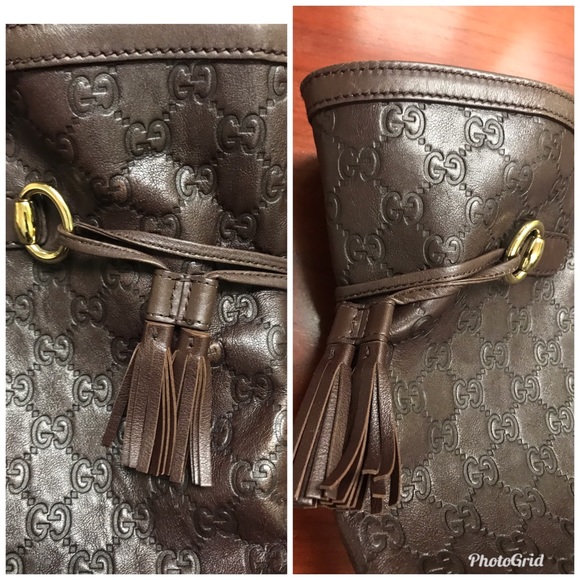 *SOLD* Gucci Guccissima Leather Tote Handbag - Picture 8 of 13